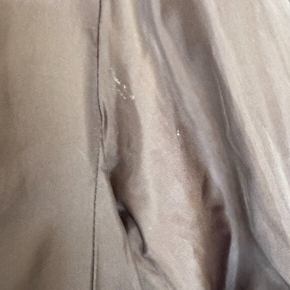 Y2K Gap Chocolate Brown Snap Front  Short Boxy Down Puffer Jacket Size Medium - Picture 10 of 11